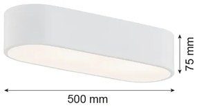 Argon 6002 - Plafoniera TONI 3xE27/15W/230V bianca