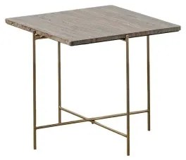 Tavolino da Caffè Marmo Ferro 50 x 50 x 45 cm