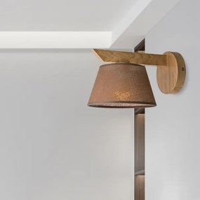 Lampada da parete ANTONIO 1xE14/40W/230V rovere