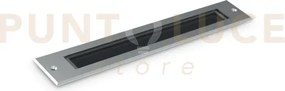 Thor segnapasso ad incassi led 3000k 10w 850 lm ip67 31cm acciaio