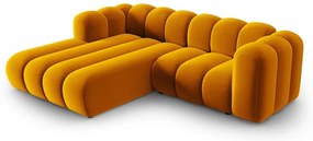 Divano angolare giallo ad angolo sinistro Lupine - Micadoni Home