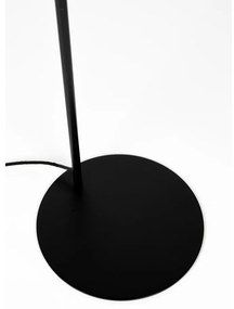 Lampada da terra nera con paralume in tessuto (altezza 158 cm) Jaylee - White Label