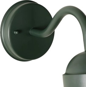 Lampada da parete moderna per esterno verde scuro IP44 - Kansas