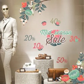 Saldi a primavera | Vetrofania