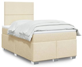 Giroletto A Molle Con Materasso Crema 120x200 Cm İn Tessuto /