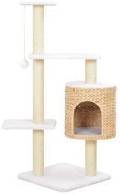 Albero per Gatti con Tiragraffi in Sisal Seagrass