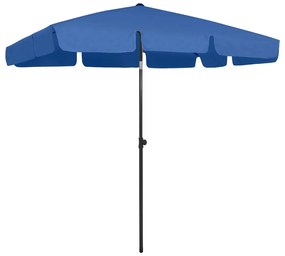 Ombrellone Da Spiaggia Azzurro 200x125 Cm /