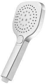 Doccino arrotondato 26 cm con tre tipi di getto cromo in ABS Hidra