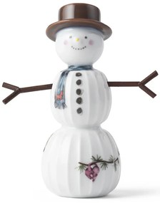 Statuetta natalizia in porcellana (altezza totale 11,5 cm) Hammershøi Snowman – Kähler Design