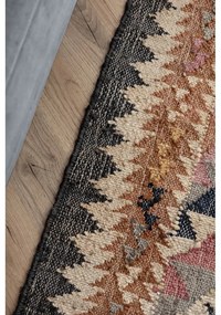 Tappeto grigio in iuta tessuto a mano 200x300 cm Roya Parsa – Elle Decoration