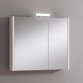 Pensile con luce Akira larice L 80 x H 70 x P 15.5 cm