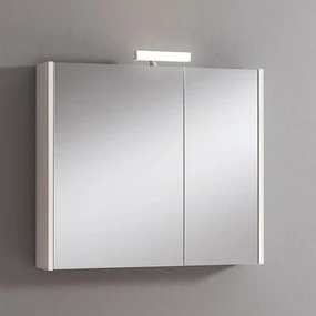 Pensile con luce Akira larice L 80 x H 70 x P 15.5 cm