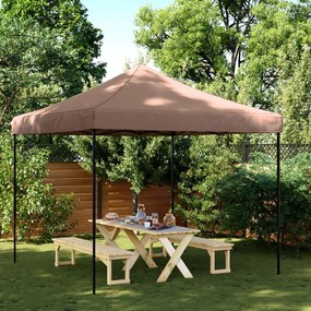 Tenda Da Festa Pieghevole Pop-up Marrone 292x292x315 Cm /