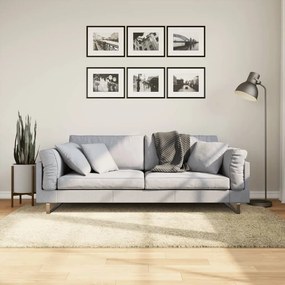 Tappeto Shaggy Pamplona A Pelo Lungo Moderno Oro 140x200 Cm /