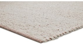 Tappeto beige in cotone tessuto a mano 120x170 cm Reimagine – Universal