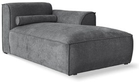 Divano componibile grigio (con penisola a destra) Flex Felix – Miuform