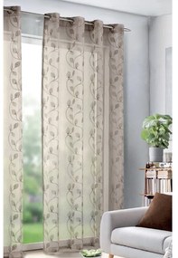 Tenda sottile marrone in voile 135x245 cm – Sehlbach