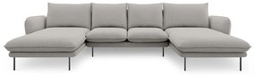 Divano a U grigio chiaro Vienna - Cosmopolitan Design