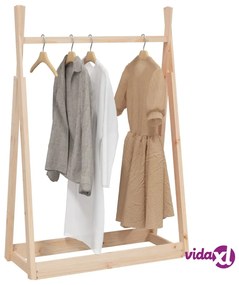 vidaXL Appendiabiti 100x45x150 cm in Legno Massello di Pino