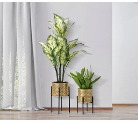 Set di 2 portavasi in oro, altezza 38 cm Glissy - Mauro Ferretti