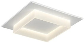 Plafoniera LED ACRYL bianco IP20 cct da bianco caldo al bianco neutro, 3800 lumen