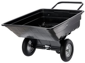 Carrello rimorchio GARDENLINE nero