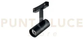 Spot per sistema binario led 3000k 546lm 7w nero  d.4cm