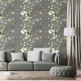 Carta da parati – Fiori di campo di notte