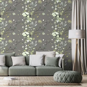 Carta da parati – Fiori di campo di notte