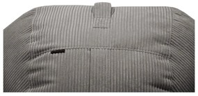 Puof a sacco color senape con rivestimento in velluto a coste Roll 105 – SLOWDOWN