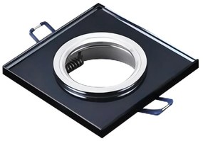 Faretto da incasso 1xGU10/MR16/10W/230V 9x9 cm nero