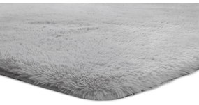 Tappeto grigio , 80 x 150 cm Alpaca Liso - Universal