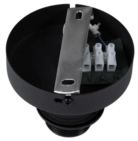 Applique da parete orientale nera con bambù naturale - Pua