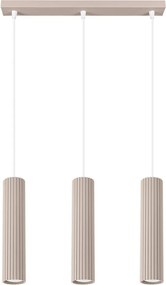 Lampadario grigio tortora in metallo Gleam – Sollux