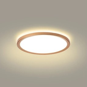 Brilagi - Plafoniera LED da bagno Ultra Slim 18W/230V Ø 30 cm oro rosa IP54
