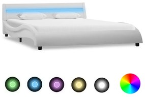 Giroletto Con Led Bianco İn Similpelle 140x200 Cm /