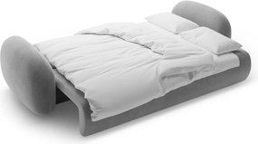 Divano grigio scuro allungabile/con contenitore con rivestimento in velluto 262 cm Tonale – Cosmopolitan Design