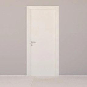 Porta battente Tracks bianco L 80 x H 210 cm reversibile