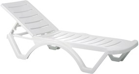 Set Lettini Da Sole Aqua, Comfort Regolabile E Stabile Per İl Tuo Giardino / Weiß