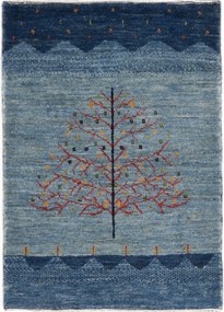 Loribaft Tappeto persiano 60 x 90 Blu (Iran) Annodato A Mano