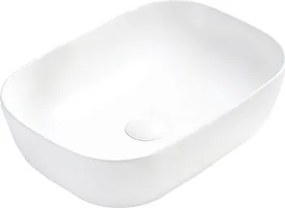 Mexen Rita lavabo da appoggio 45 x 32 cm, bianco opaco - 21084501