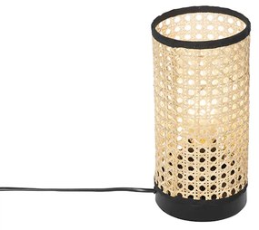 Lampada da tavolo in rattan rustica - Kata