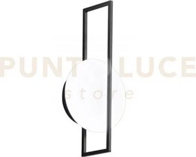 Applique a parete led fobos nera 12w 1900lm cct 3000k 4000k 6500k 1...