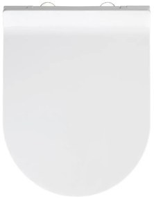 Sedile per wc bianco con chiusura facilitata , 46 x 36 cm Habos - Wenko