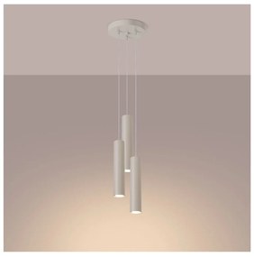 Lampadario color crema ø 19,5 cm Castro – Sollux