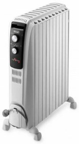 Radiatore a Olio (10 elementi) DeLonghi Dragon4 TRD4 Bianco 2500 W