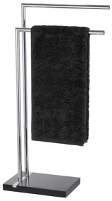 WENKO 20461100 - Porta asciugamani NOBLE 45,5x82 cm cromo/nero
