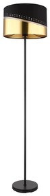 Globo 54046S - Lampada con piedistallo OR 1xE27/60W/230V diametro 35 cm nero/oro