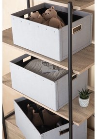 Set di 3 scatole di cartone grigio chiaro Ture - Bigso Box of Sweden
