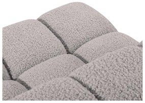 Modulo divano grigio chiaro in tessuto bouclé (parte centrale) Bellis - Micadoni Home